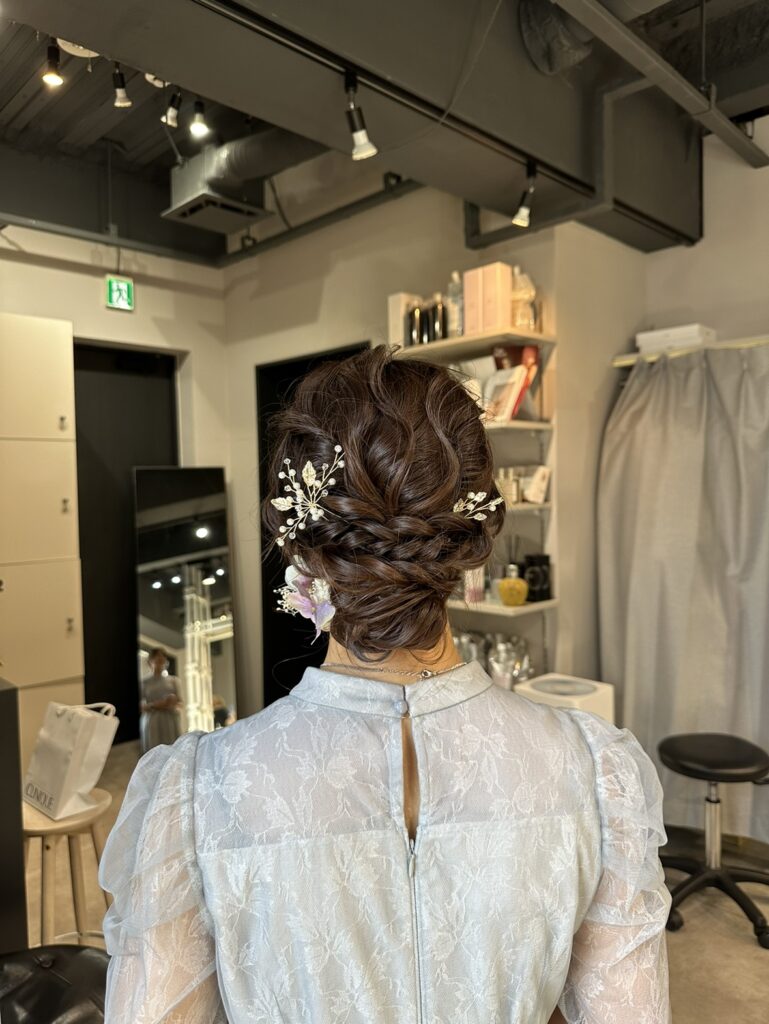 ヘアセットもお任せください！