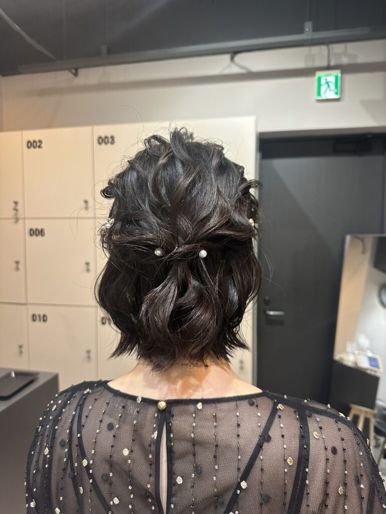 お呼ばれヘアセット♪