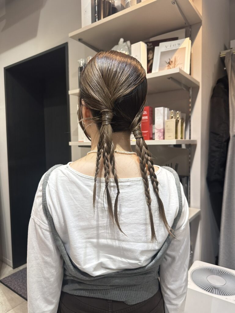 ヘアセットお任せください！